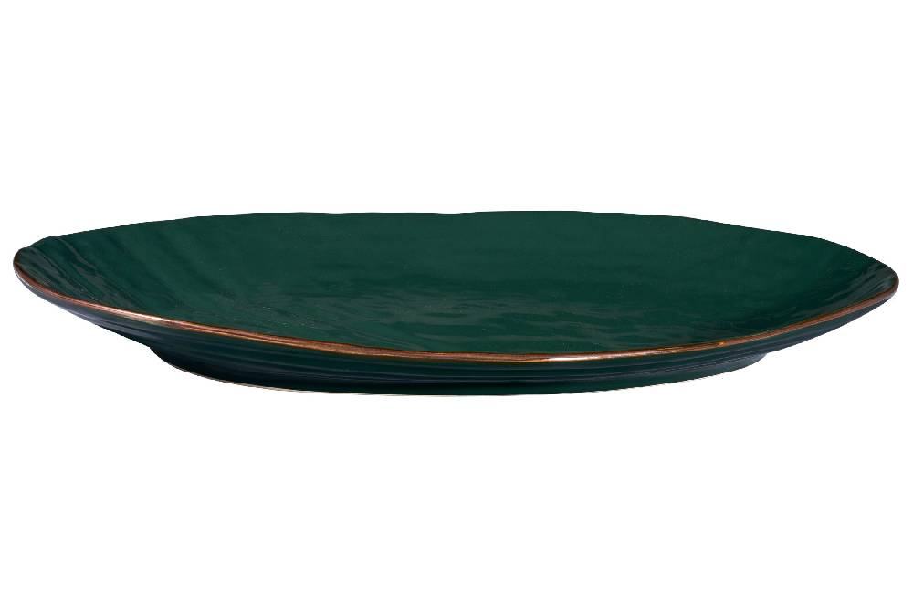 Novità Home Mediterraneo - Vassoio Grande Ovale Verde Sconto