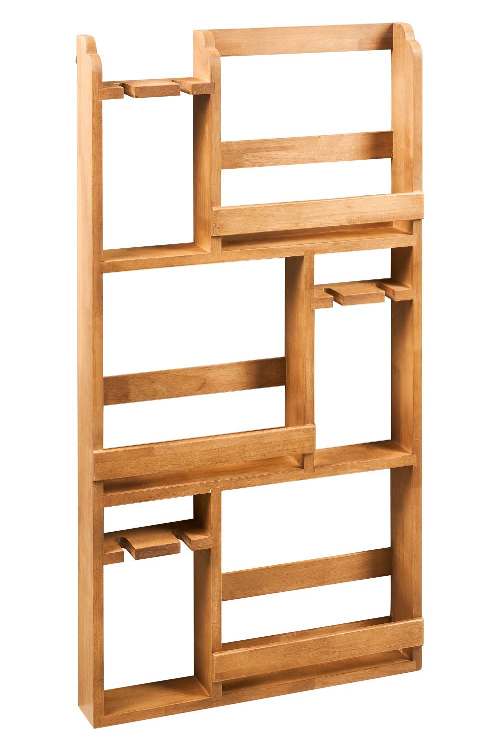 Novità Home Wine - Scaffalino in Legno Portabottiglie e Bicchieri I Più Venduti