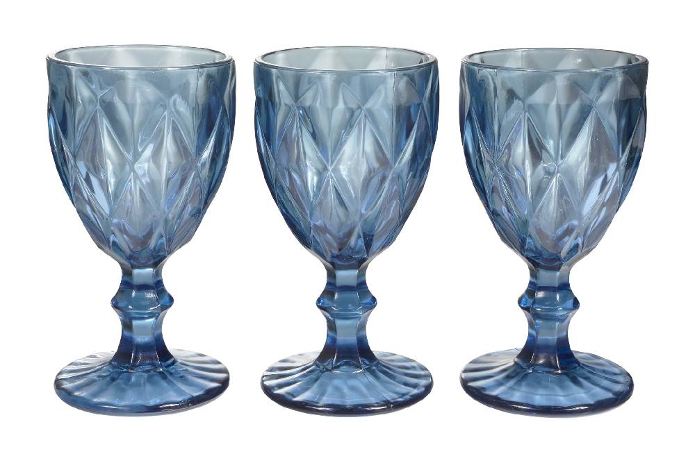 Novità Home Louis - Calice Vino In Vetro Blue Nuova