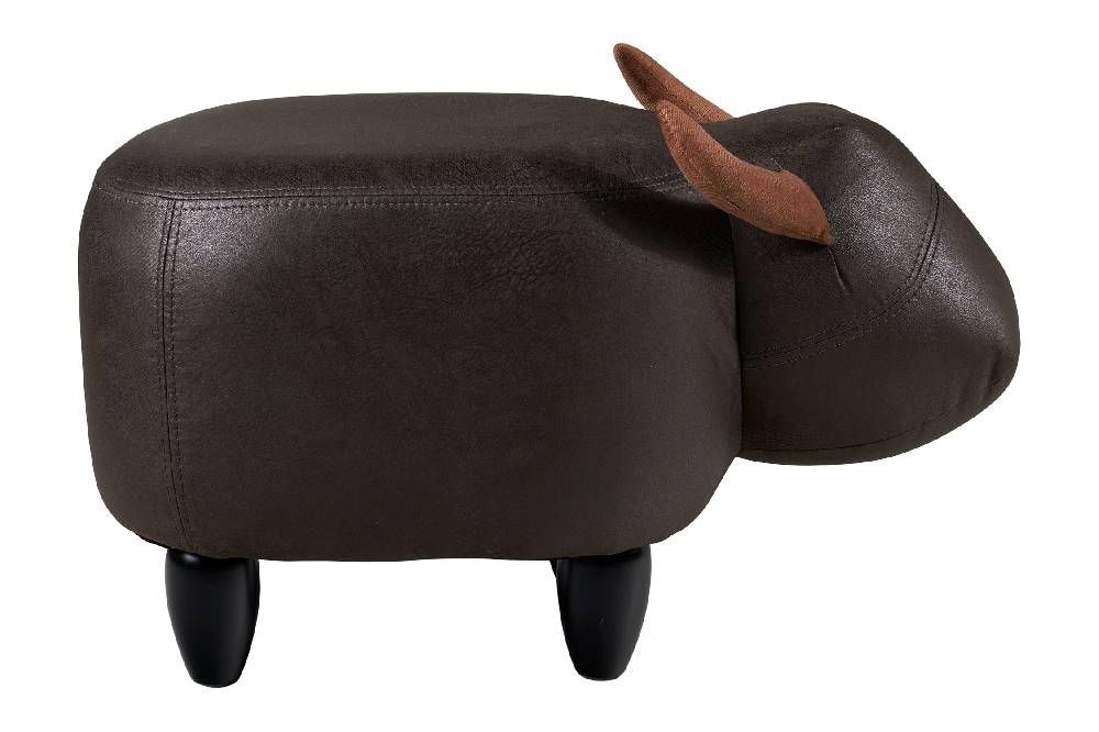 Novità Home Puof toro imbottito in finta pelle - toro marrone Shopping Online