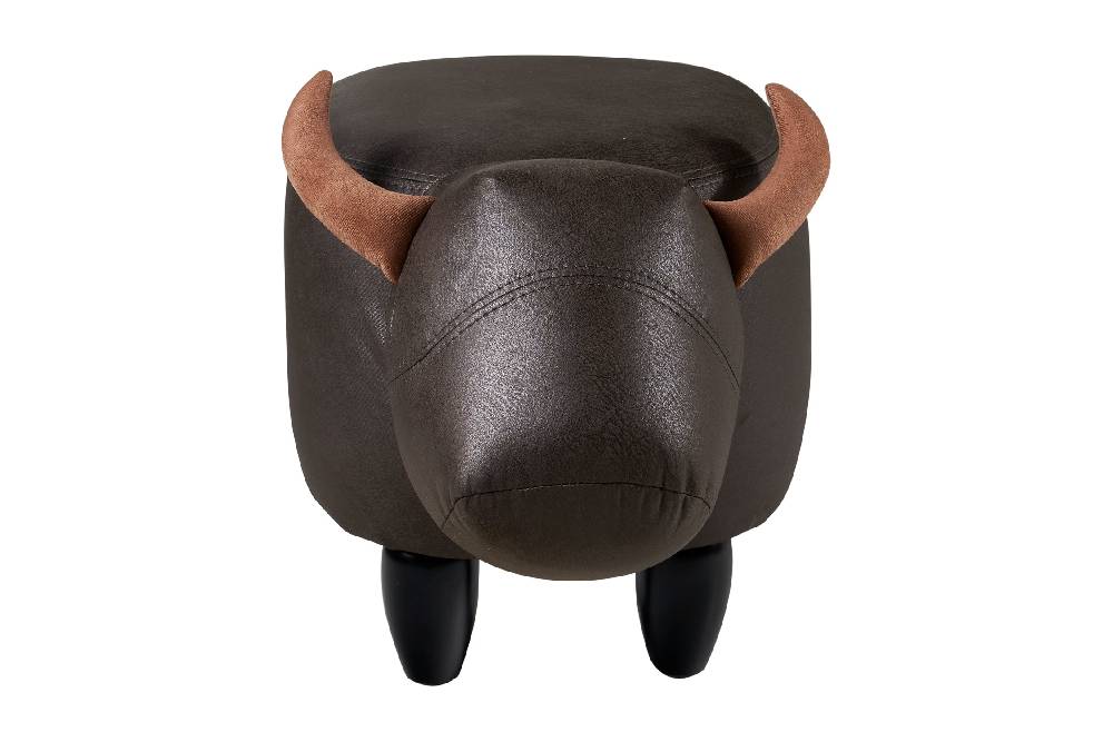 Novità Home Puof toro imbottito in finta pelle - toro marrone Shopping Online