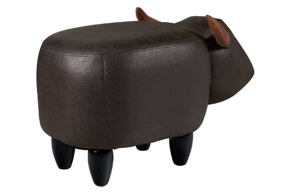 Novità Home Puof toro imbottito in finta pelle - toro marrone Shopping Online