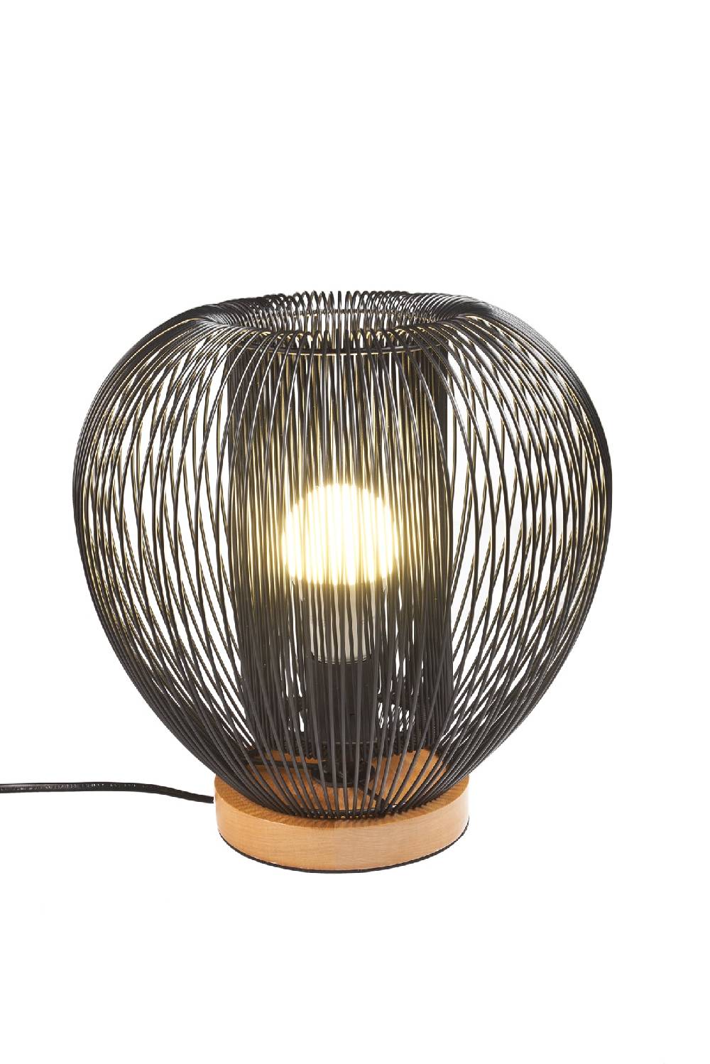Novità Home Mors - Lampada da Tavolo con Fili in Ferro Nero Online