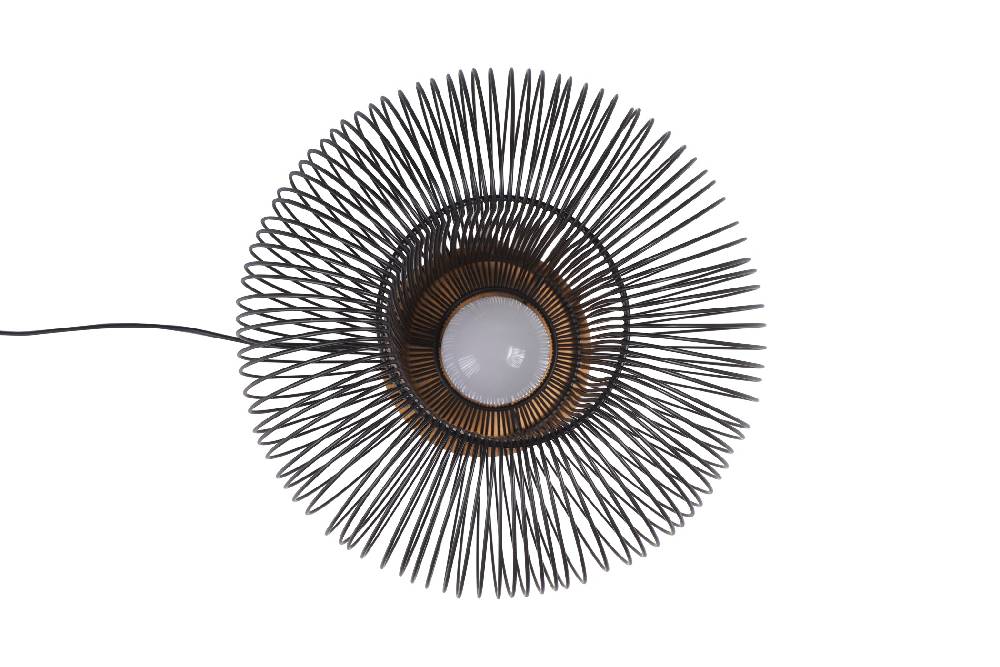 Novità Home Mors - Lampada da Tavolo con Fili in Ferro Nero Online