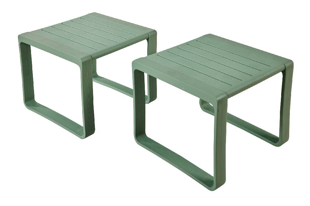 Novità Home Ajobi - Set 1/5 da esterno In Pp Verde Salvia Saldi Di Fabbrica