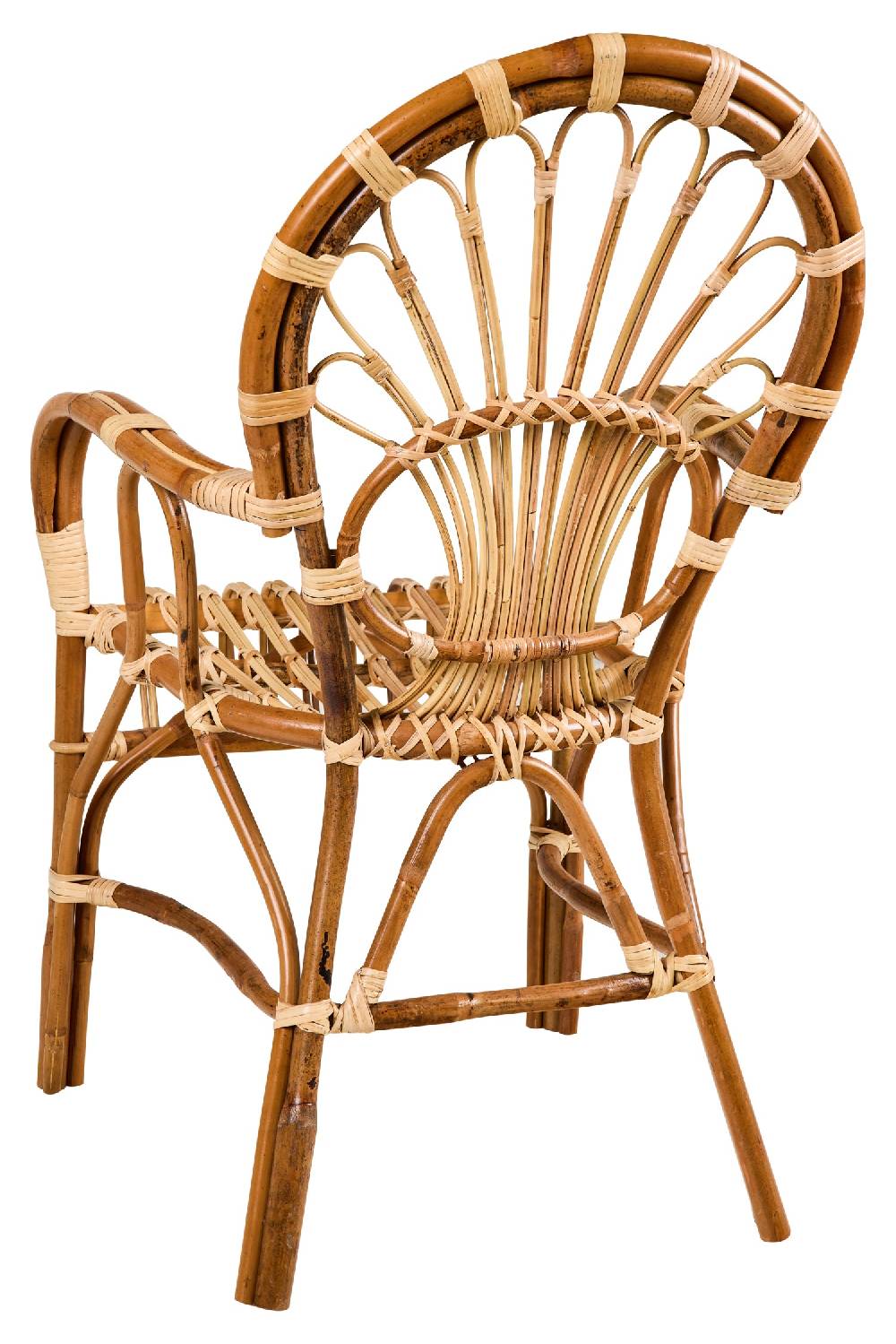Novità Home Zaira - Poltroncina Rattan Con Braccioli Vendite Flash
