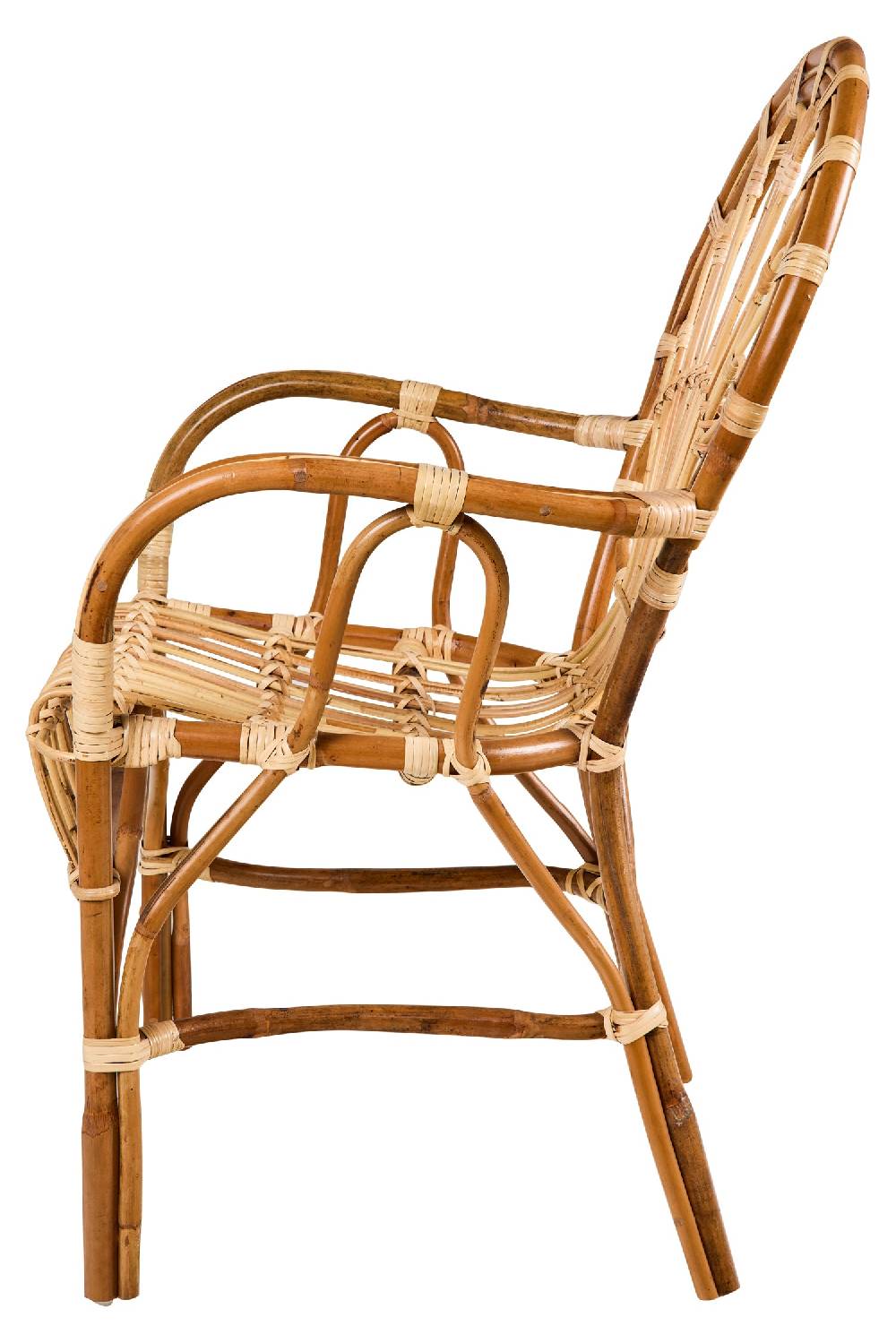 Novità Home Zaira - Poltroncina Rattan Con Braccioli Vendite Flash