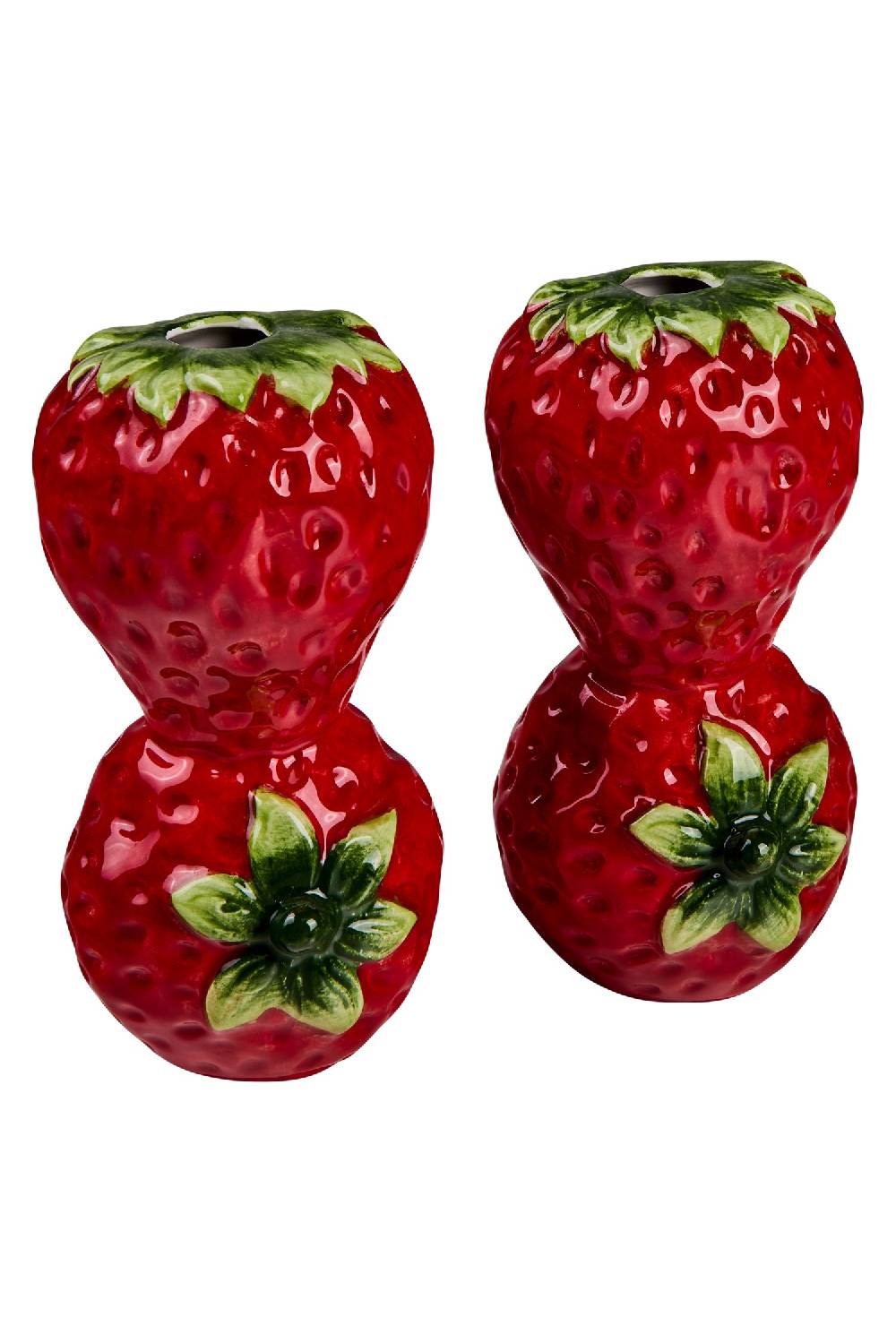 Novità Home Melfi - Vasetti Fragole In Ceramica Set 1/2 Fino Al -60%