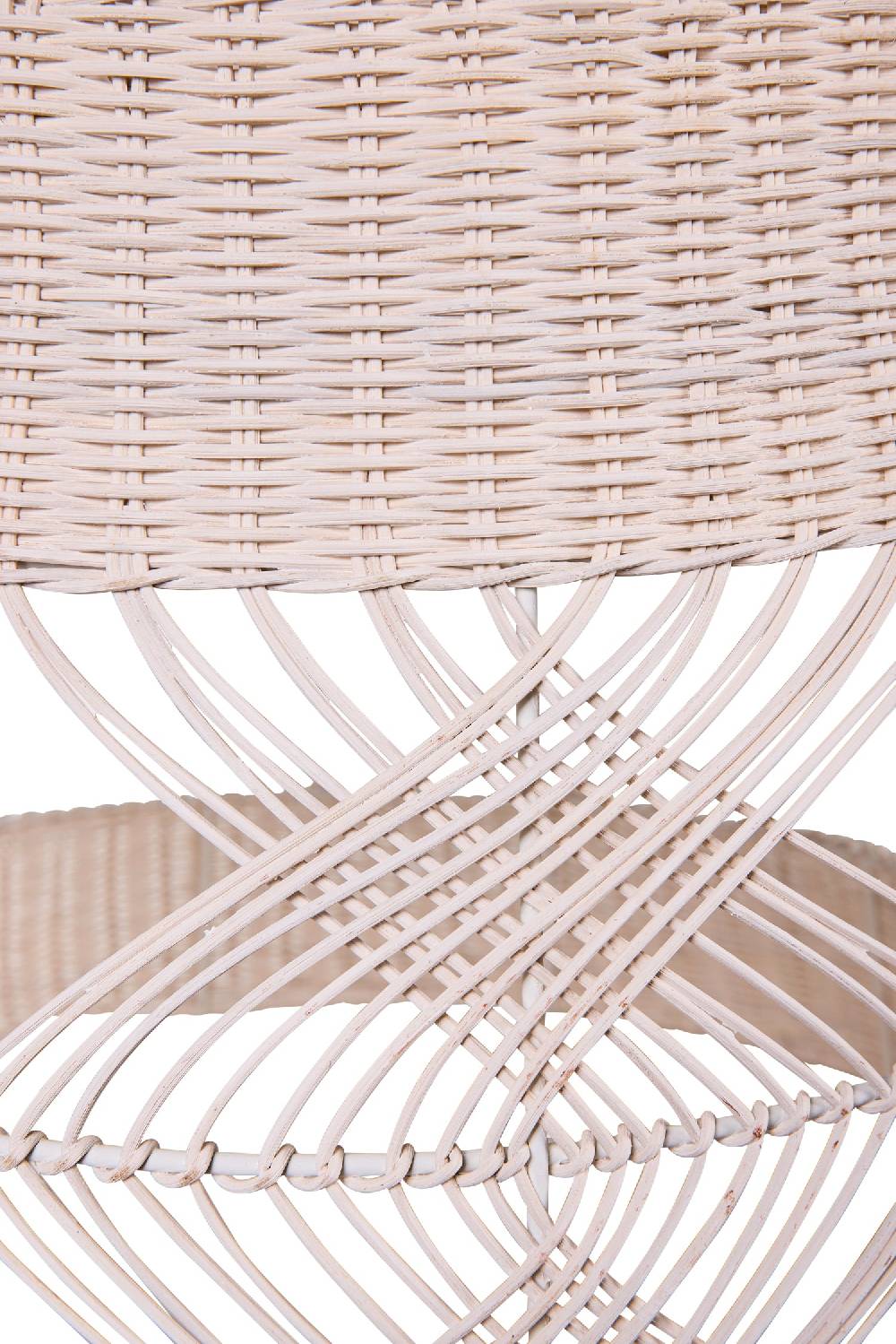 Novità Home Lumiere - Cappello Lampadario Cilindro Big Midollino Bainco Offerta San Valentino