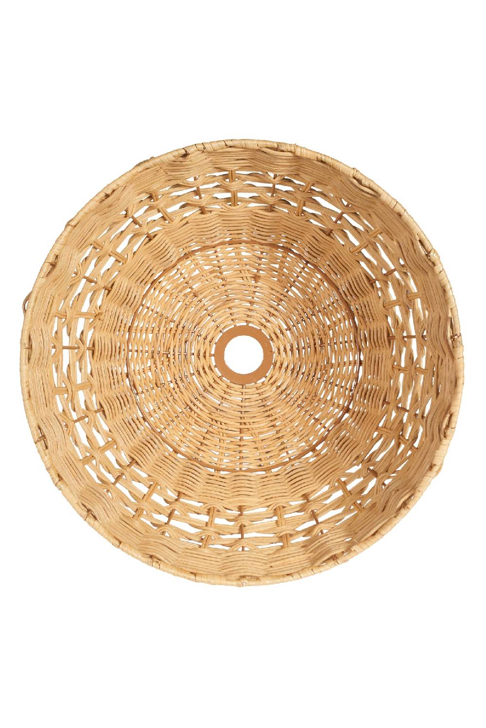 Novità Home Lumiere - Cappello Lampadario In Midollino Traforato Naturale Vendita calda