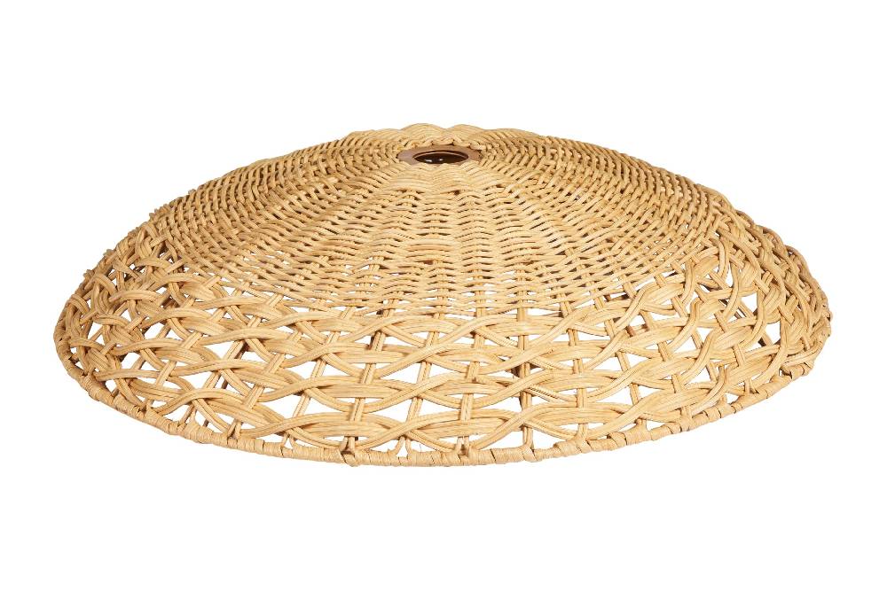 Novità Home Lumiere - Cappello Lampad.Piatto Midollino Naturale Lightning offer