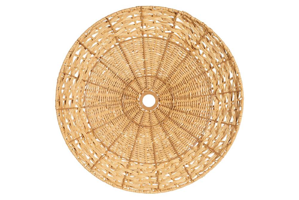 Novità Home Lumiere - Cappello Lampad.Piatto Midollino Naturale Lightning offer