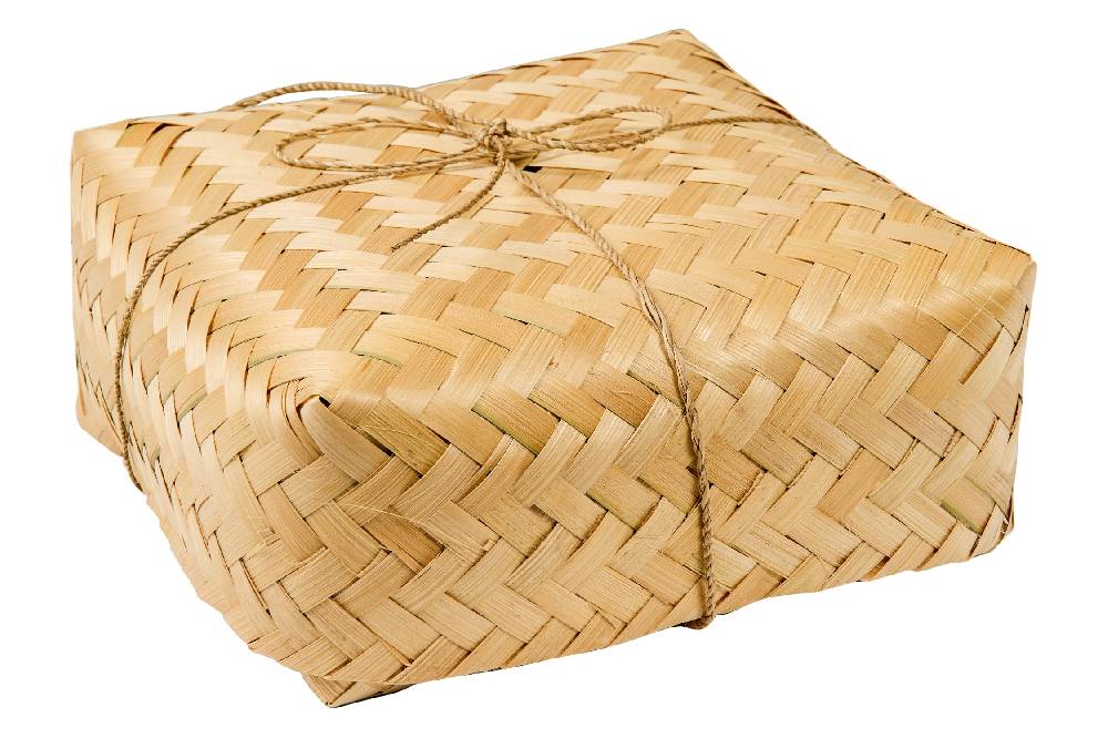 Novità Home Artistic Fabrics - Runner Set 1/2 In Cesta Bambu Intrecciata Promozione temporanea