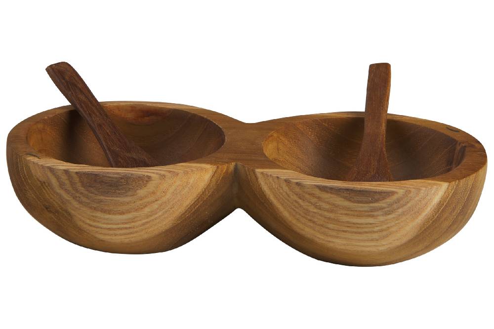 Novità Home Useful - Ciotoline Doppie Con 2 Cucchiaini Offerta speciale della fabbrica