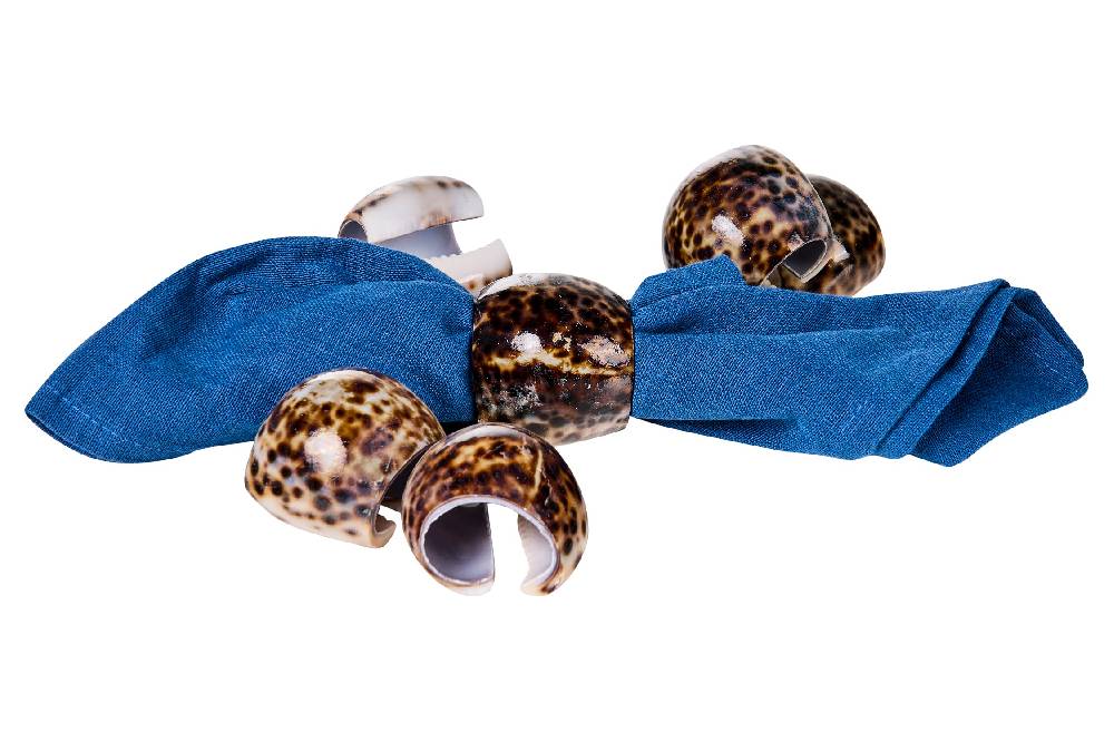Novità Home Spotted Shells - Legatovaglioli Set 1/6 Fino al 55% di sconto