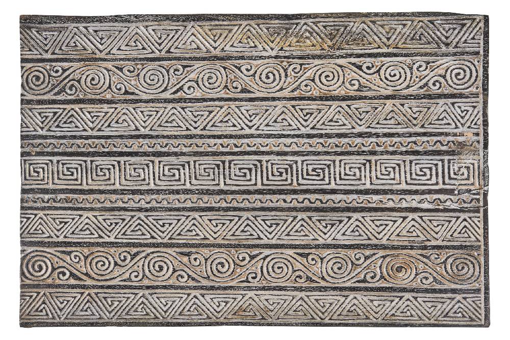 Novità Home Craftsman - Tavolino Basso Carving Geometric Gambe Diseuguali Saldi