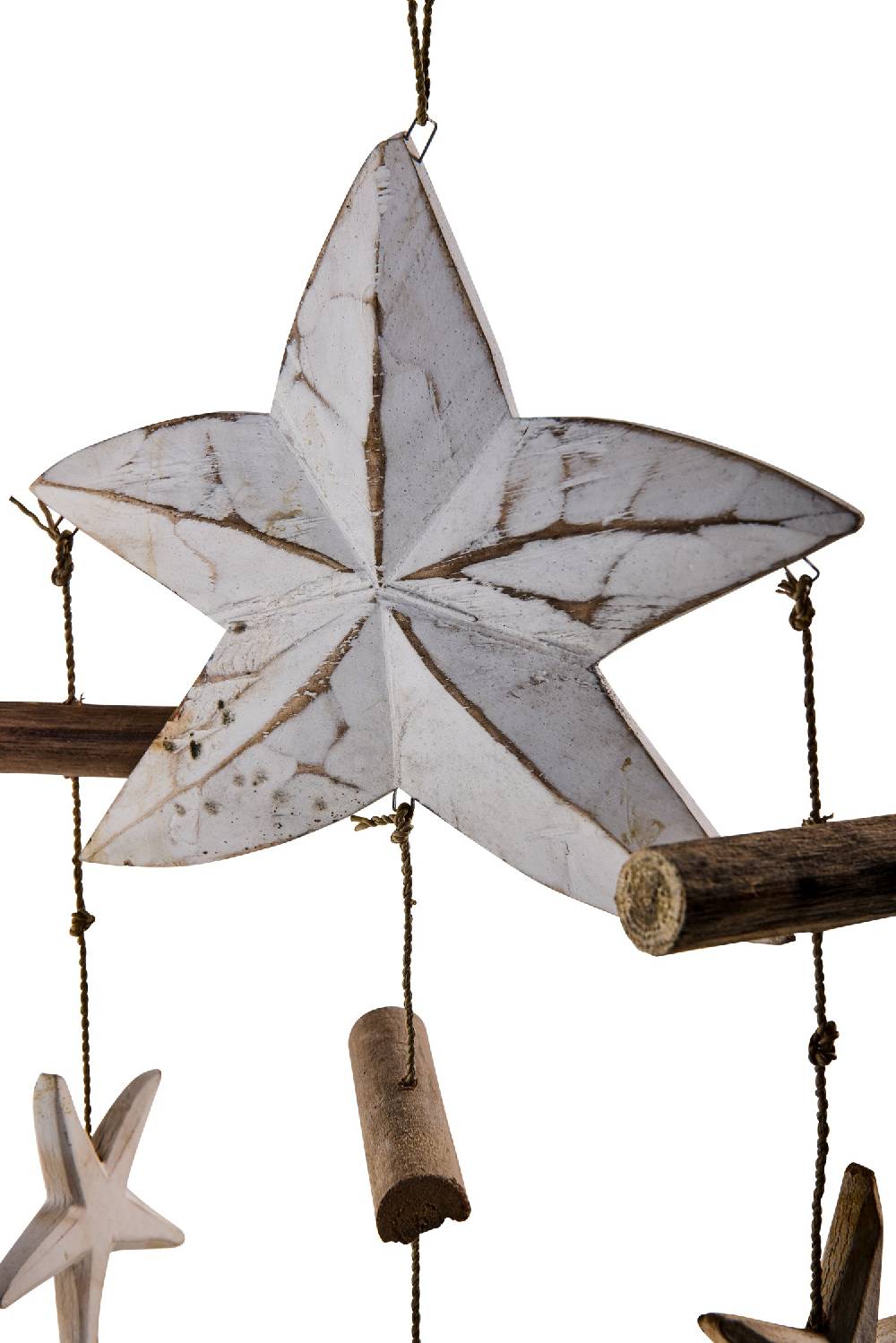 Novità Home Wind Woood - 3 Fili Stelle Marine E Legnetti Offerte