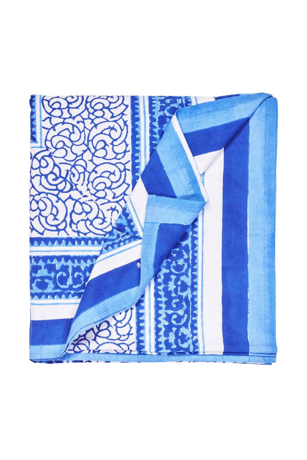 Novità Home Dorgali - mezzero doppio decor blue in cotone - 270x270 I Più Venduti