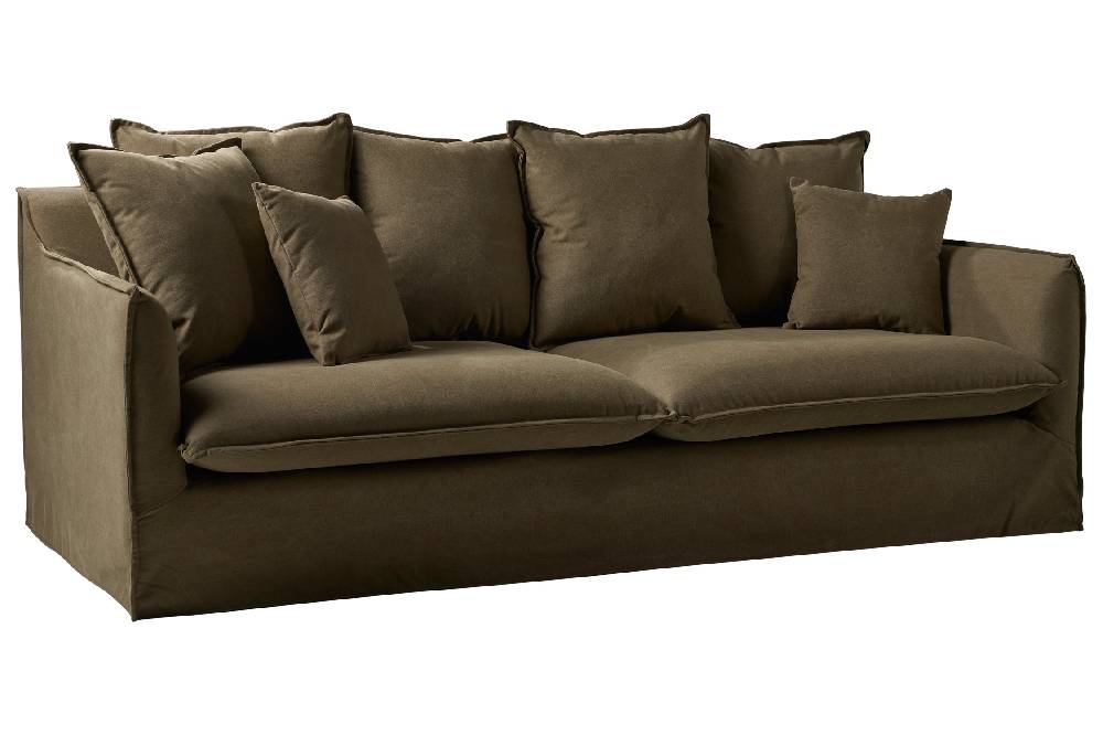Novità Home Divano - craig verde bosco stone wash Negozio