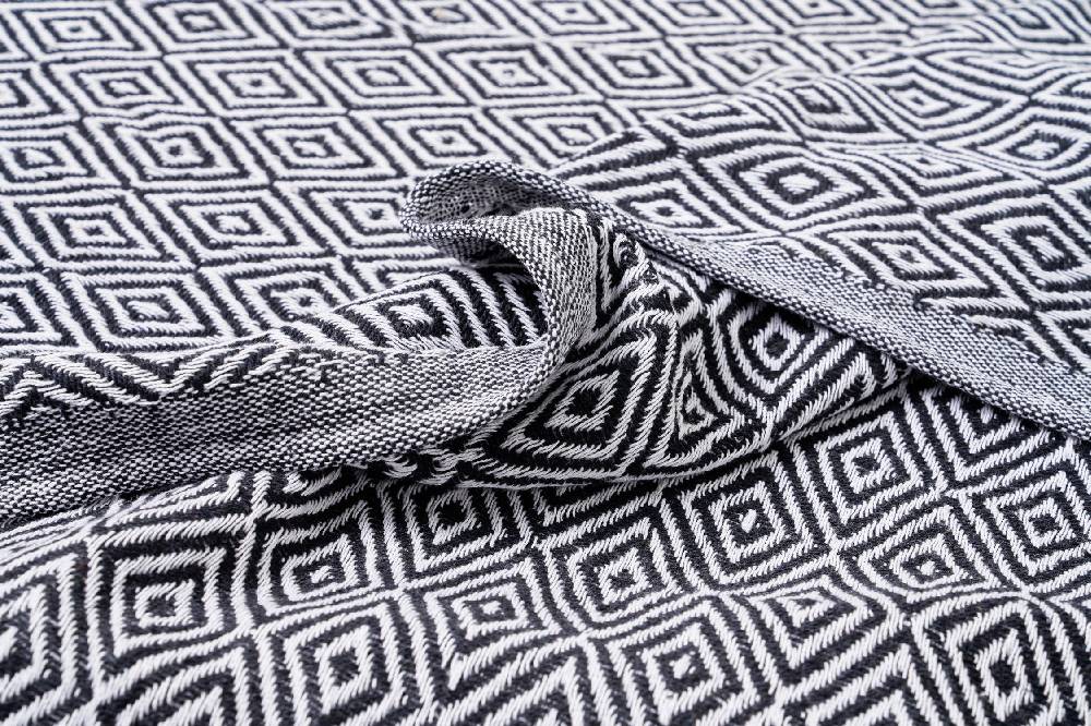 Novità Home Diamond - blanket design diamond black/white Comprare a buon mercato