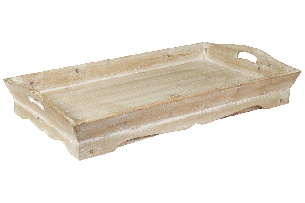 Novità Home Daily use - vassoio letto rettangolare gambe pieghevoli naturale Offerta Giorno del Papà