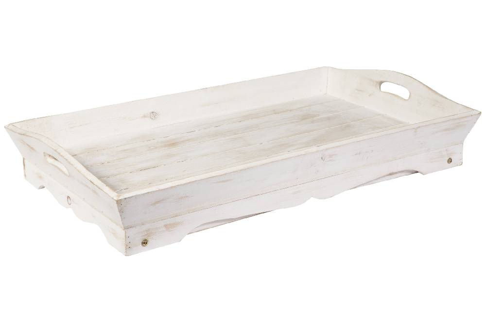 Novità Home Daily use - vassoio letto rettangolare gambe pieghevoli bainco Offerta San Valentino