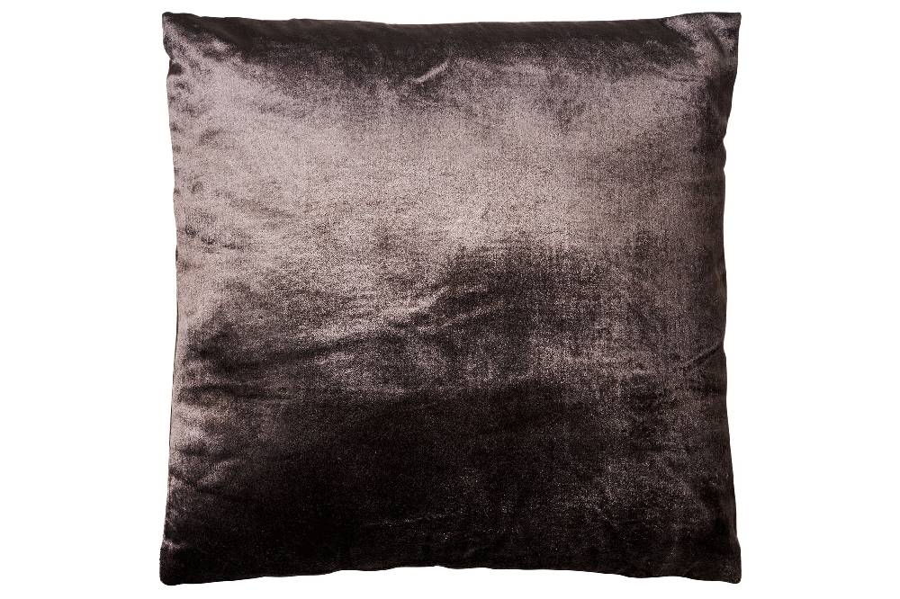 Novità Home Cuscino - velluto di cotone grigio fango Liquidazione