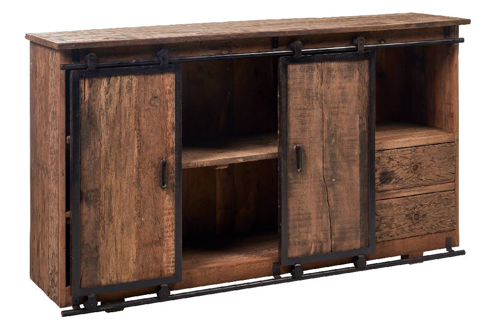 Novità Home Credenza teak sportelli scorrevoli Sconti VIP