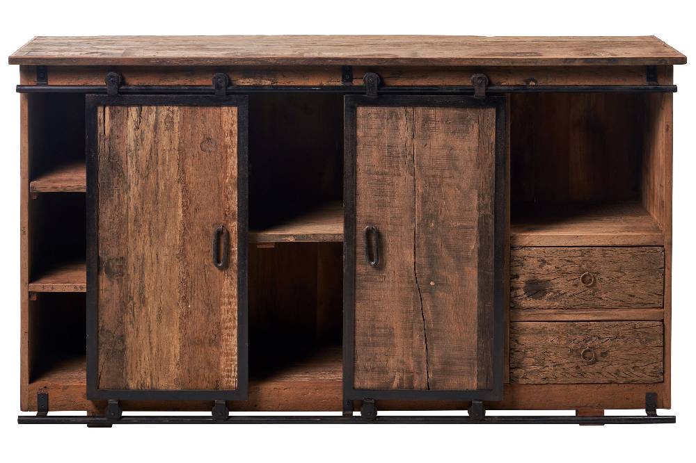 Novità Home Credenza teak sportelli scorrevoli Sconti VIP