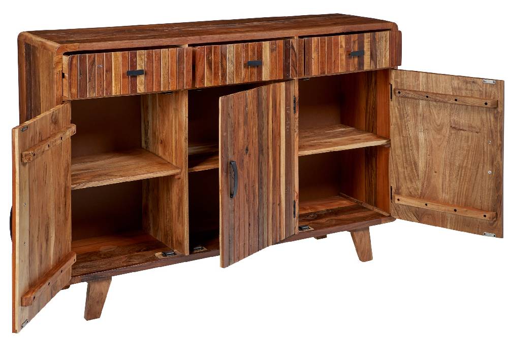 Novità Home Credenza nuances 3 cassetti 3 sportelli Ritorno libero