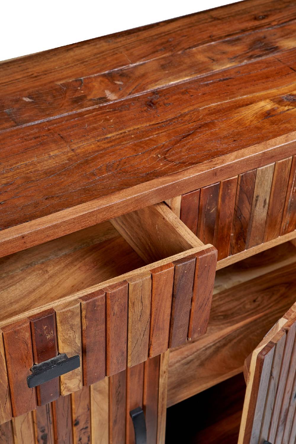 Novità Home Credenza nuances 3 cassetti 3 sportelli Ritorno libero