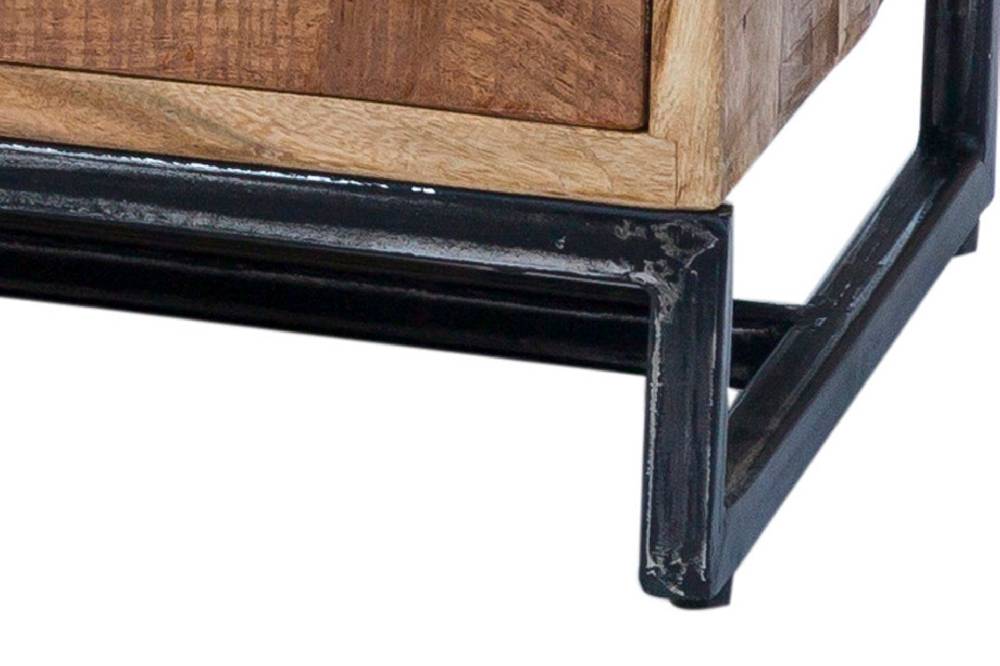 Novità Home Credenza 2 cassetti e sportelli in legno naturale e metallo ACQUISTA ORA