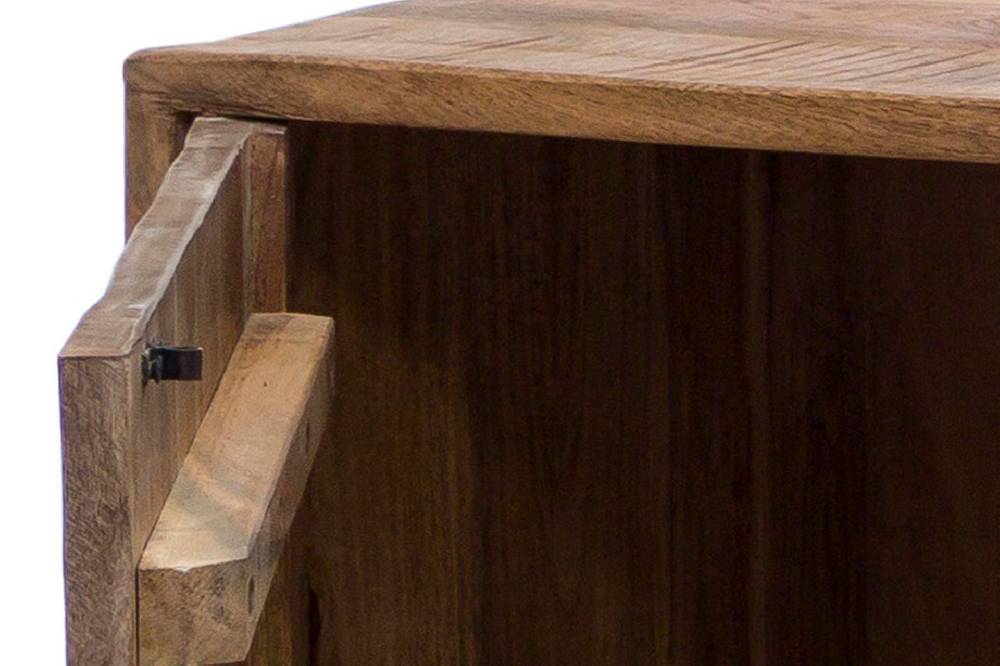 Novità Home Credenza 2 cassetti e sportelli in legno naturale e metallo ACQUISTA ORA