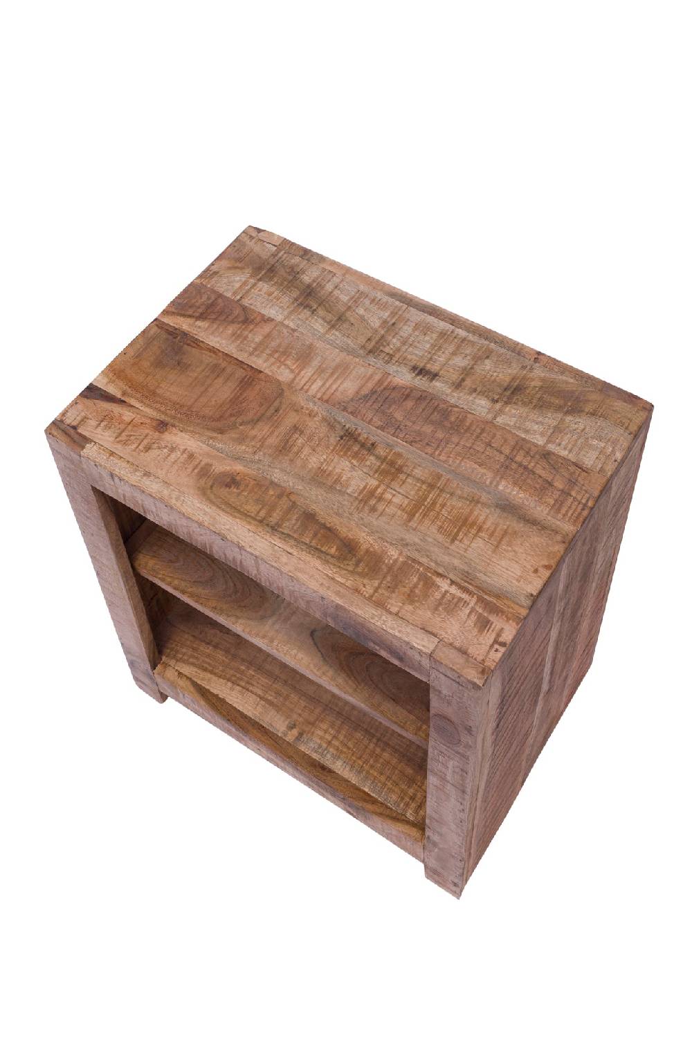 Novità Home Comodino 2 ripiani in legno Offerta speciale della fabbrica