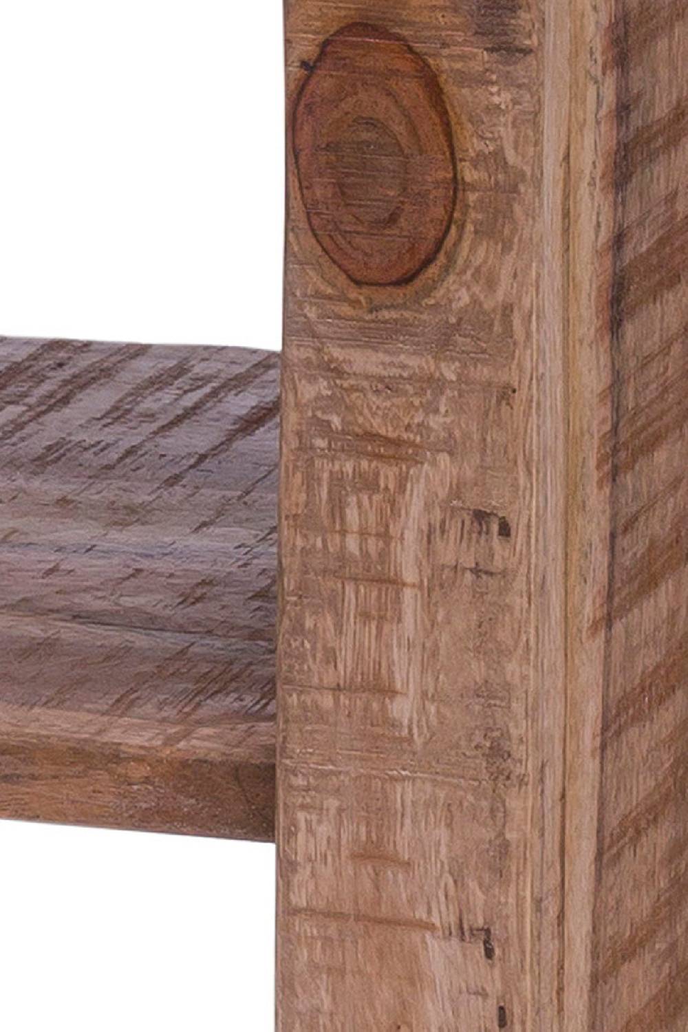 Novità Home Comodino 2 ripiani in legno Offerta speciale della fabbrica