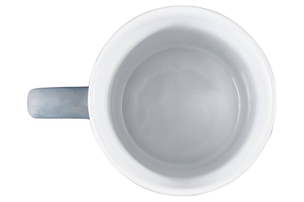Novità Home Imperfect - lauro tazza grande grigio e bianco Fino al 55% di sconto