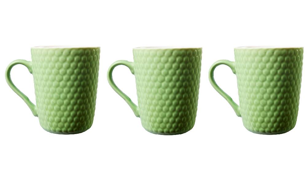 Novità Home Imperfect - bubbles tazza verde con rilievo pallino Super sconto