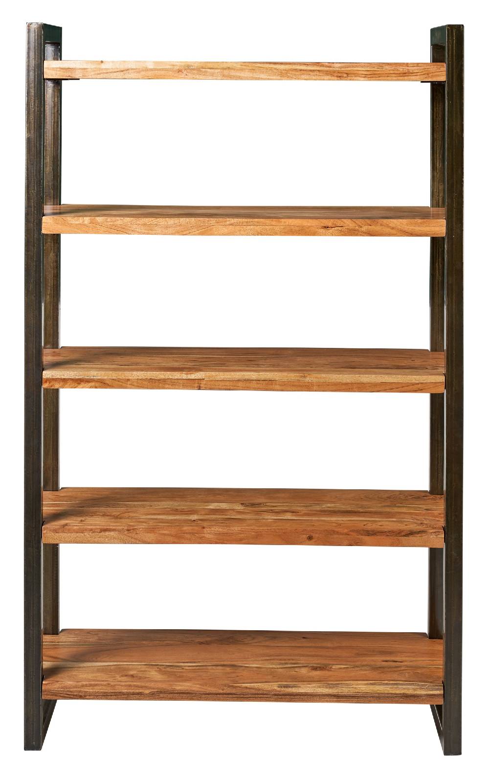 Novità Home Gosberg - libreria 5 ripiani in legno e metallo Duty-free