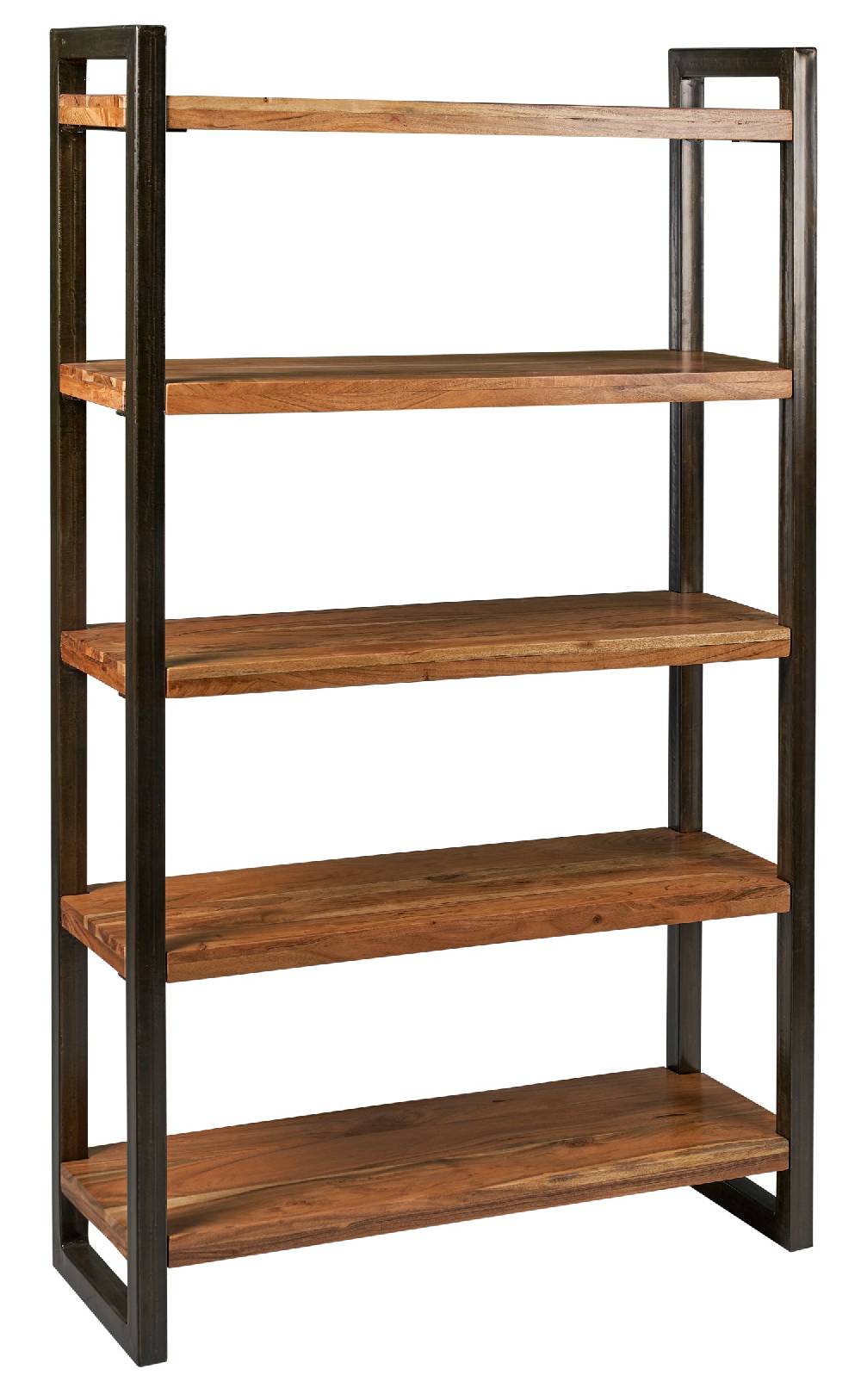 Novità Home Gosberg - libreria 5 ripiani in legno e metallo Duty-free