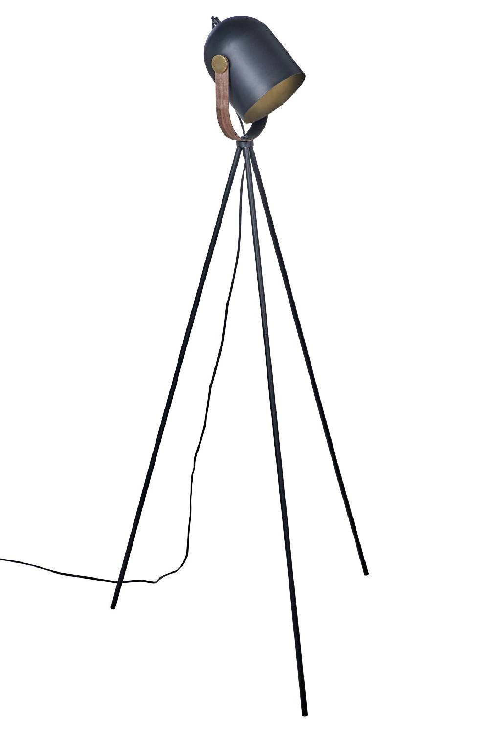 Novità Home Faro - lampada da terra su treppiede in metallo nero Negozi Online
