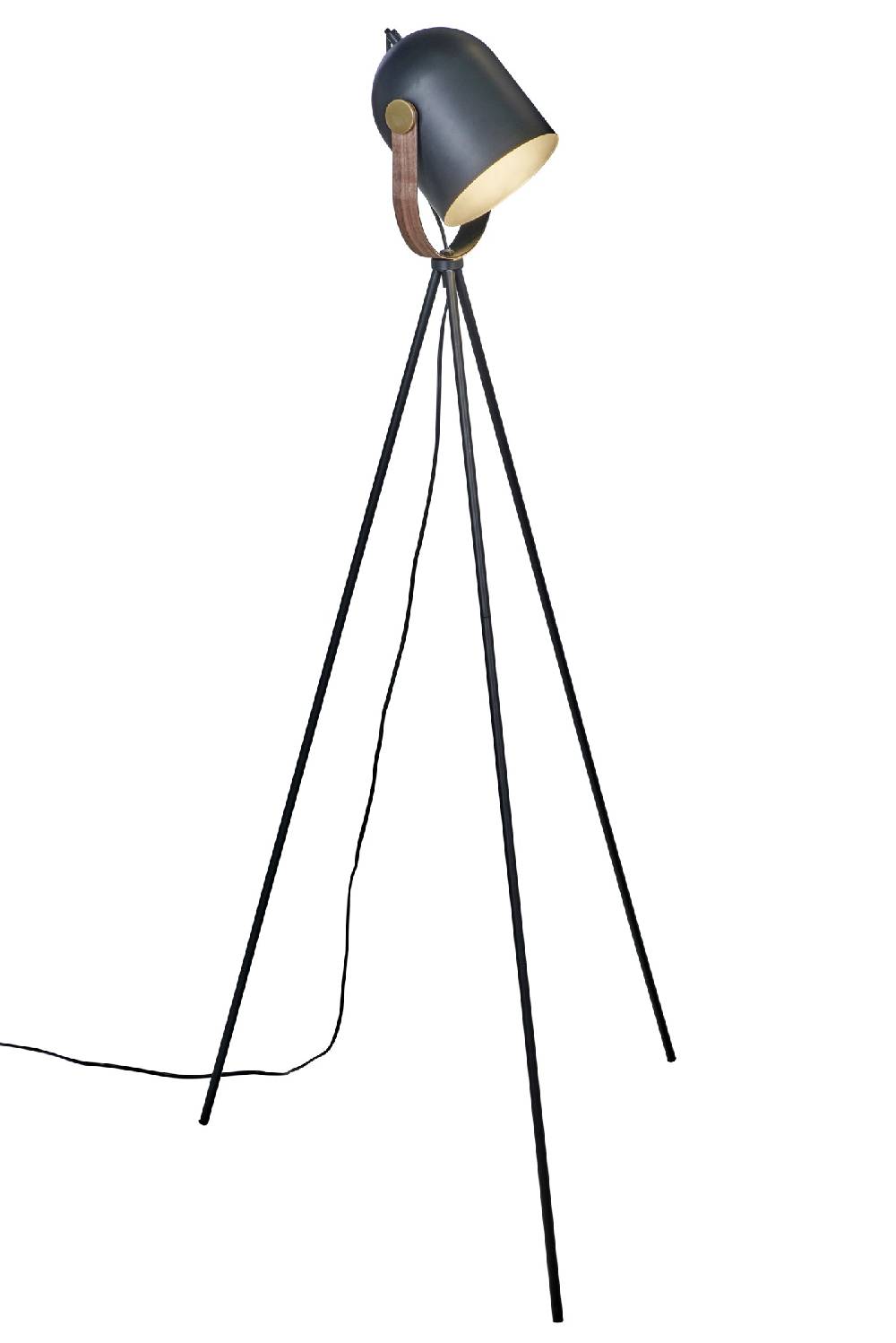 Novità Home Faro - lampada da terra su treppiede in metallo nero Negozi Online