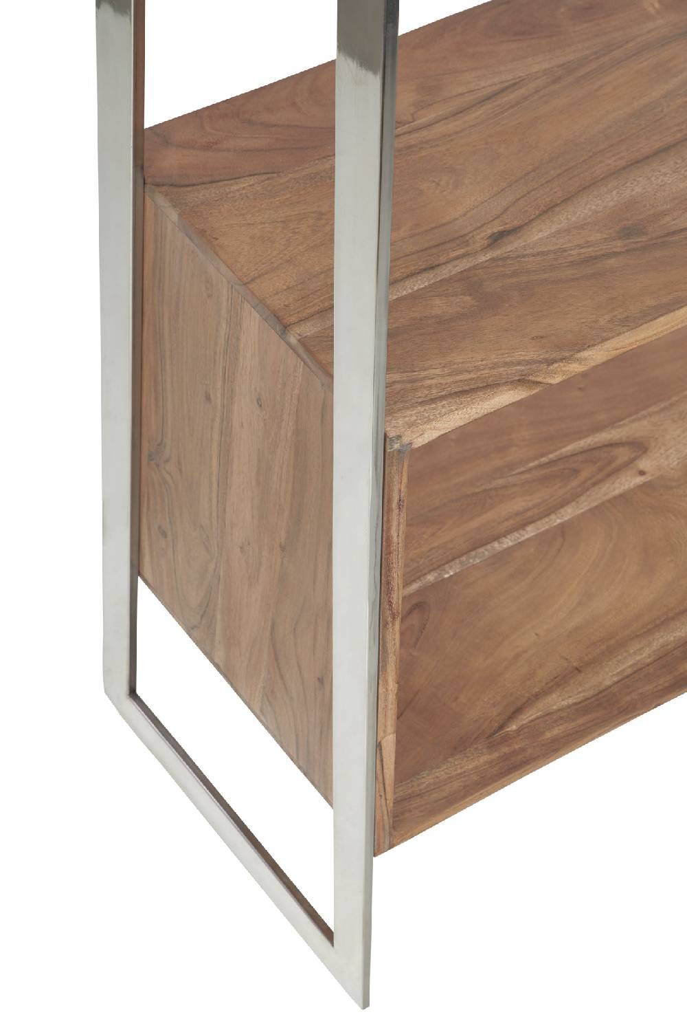 Novità Home Etagere obliqua in legno e metallo Sconto