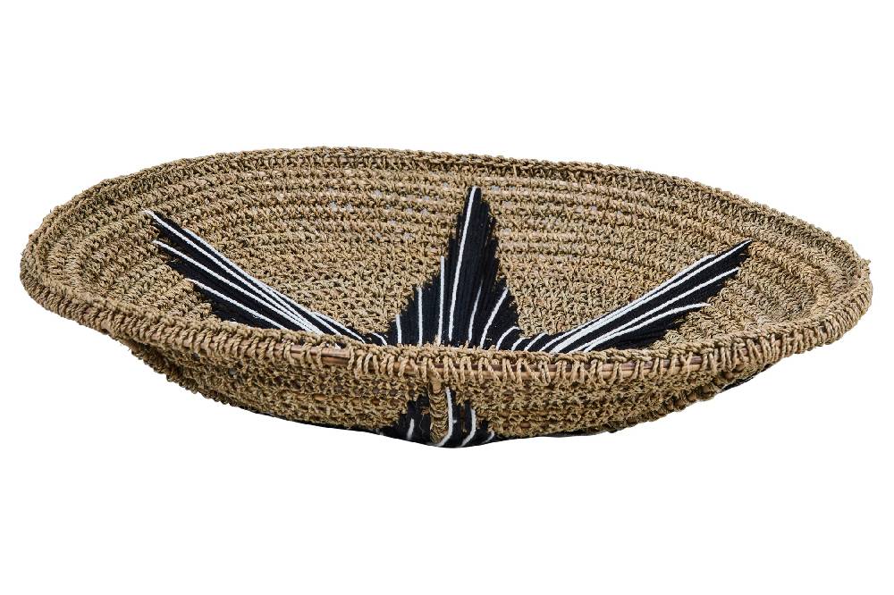 Novità Home Boho Chic - Piatto Decorativo Stella Nera Fornitura limitata