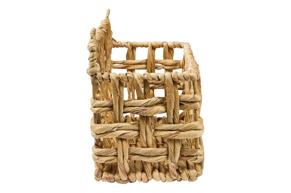 Novità Home Homemade - Cesta Rettangolare Da Appendere Trama Treccia Vendite stagionali