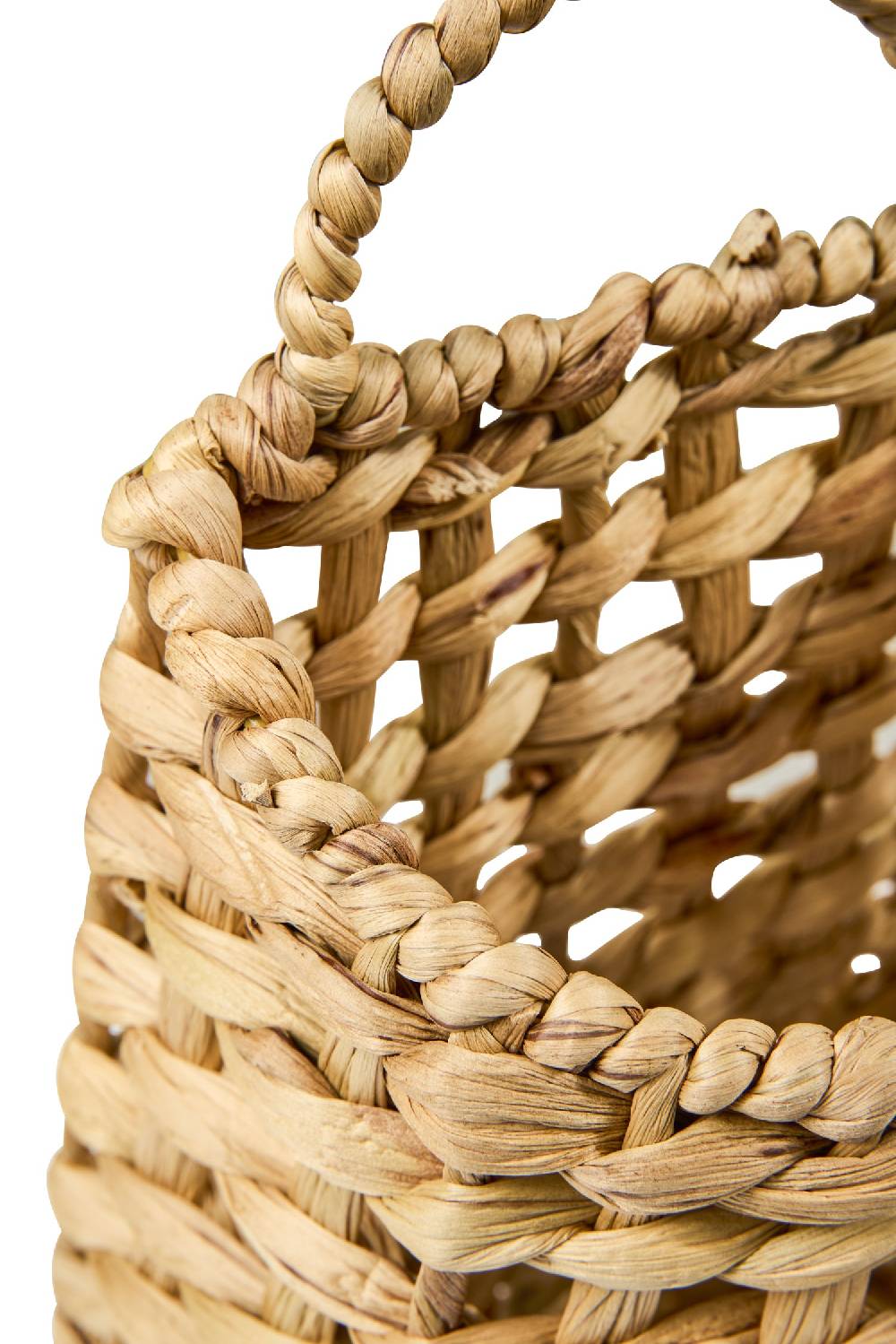 Novità Home Homemade - Cesta Da Parete Intreccio Trama Traforata Cyber Monday