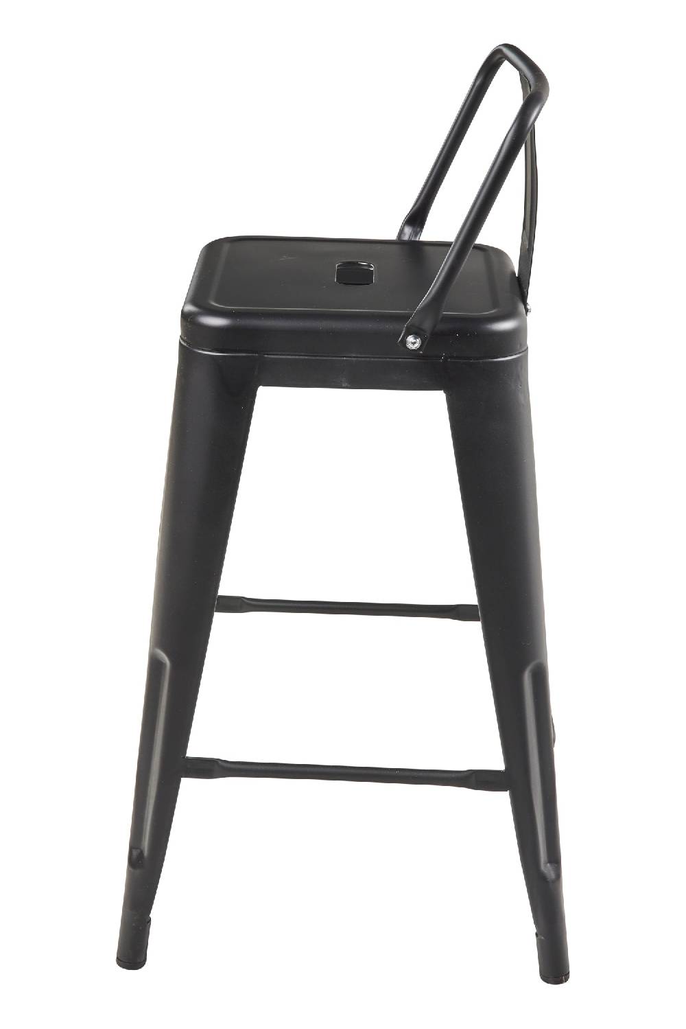 Novità Home Cindy - Sgabello Seggiolone In Metallo Nero Offerta Pasqua