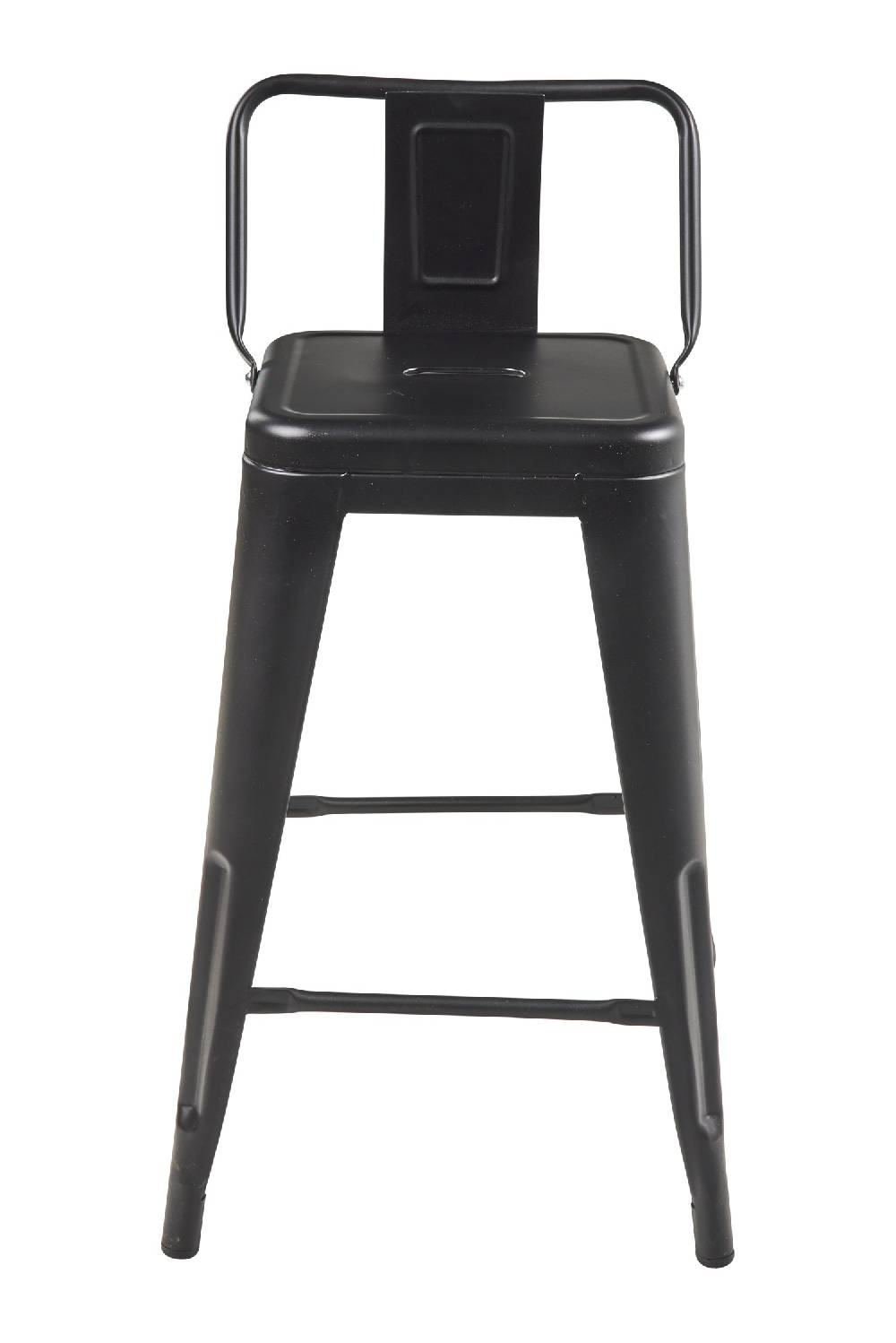 Novità Home Cindy - Sgabello Seggiolone In Metallo Nero Offerta Pasqua