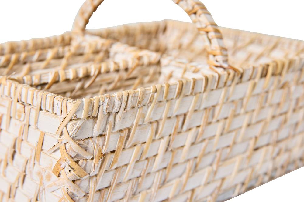 Novità Home Homemade - Cestino Rettangolare Con Divisori E Manico Offerta per la Festa della Mamma