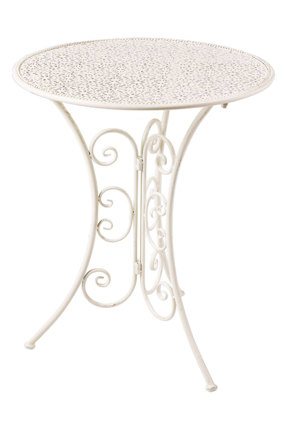 Novità Home Isabelle - Set 1/3 Tavolo Con Due Sedie Bianco Anticato Offerta temporanea