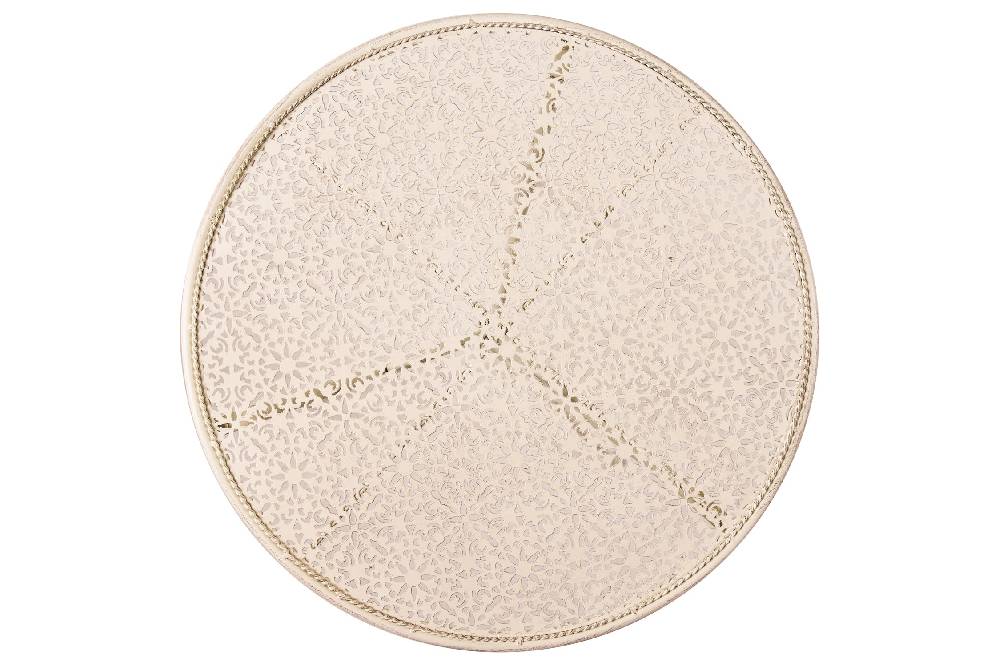 Novità Home Isabelle - Set 1/3 Tavolo Con Due Sedie Bianco Anticato Offerta temporanea